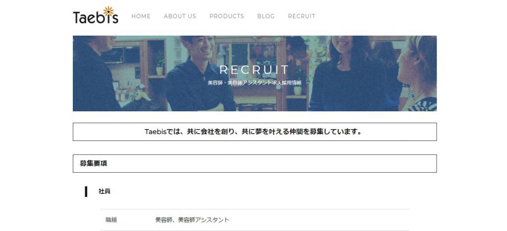 Taebisの転職・求人情報