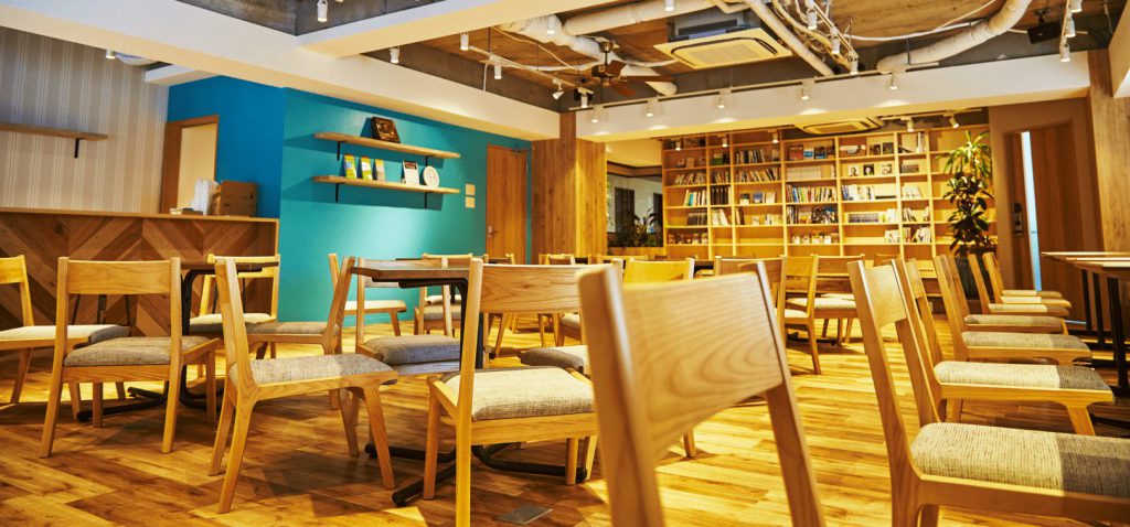 【体験入社事例】アジアクエスト株式会社、カフェスペース